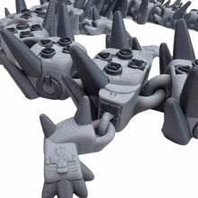 Load image into Gallery viewer, PlayStation Dragon | Grey and Black Gaming Dragon | Flexi Dragon Approx 40cm
