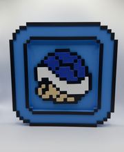 Load image into Gallery viewer, Super Mario Swappable Magnetic Display Frame Pixel Game Retro Decor - Blue Shell