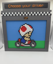 Load image into Gallery viewer, Super Mario Kart Display Frame - Toad