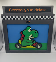 Load image into Gallery viewer, Super Mario Kart Display Frame - Yoshi