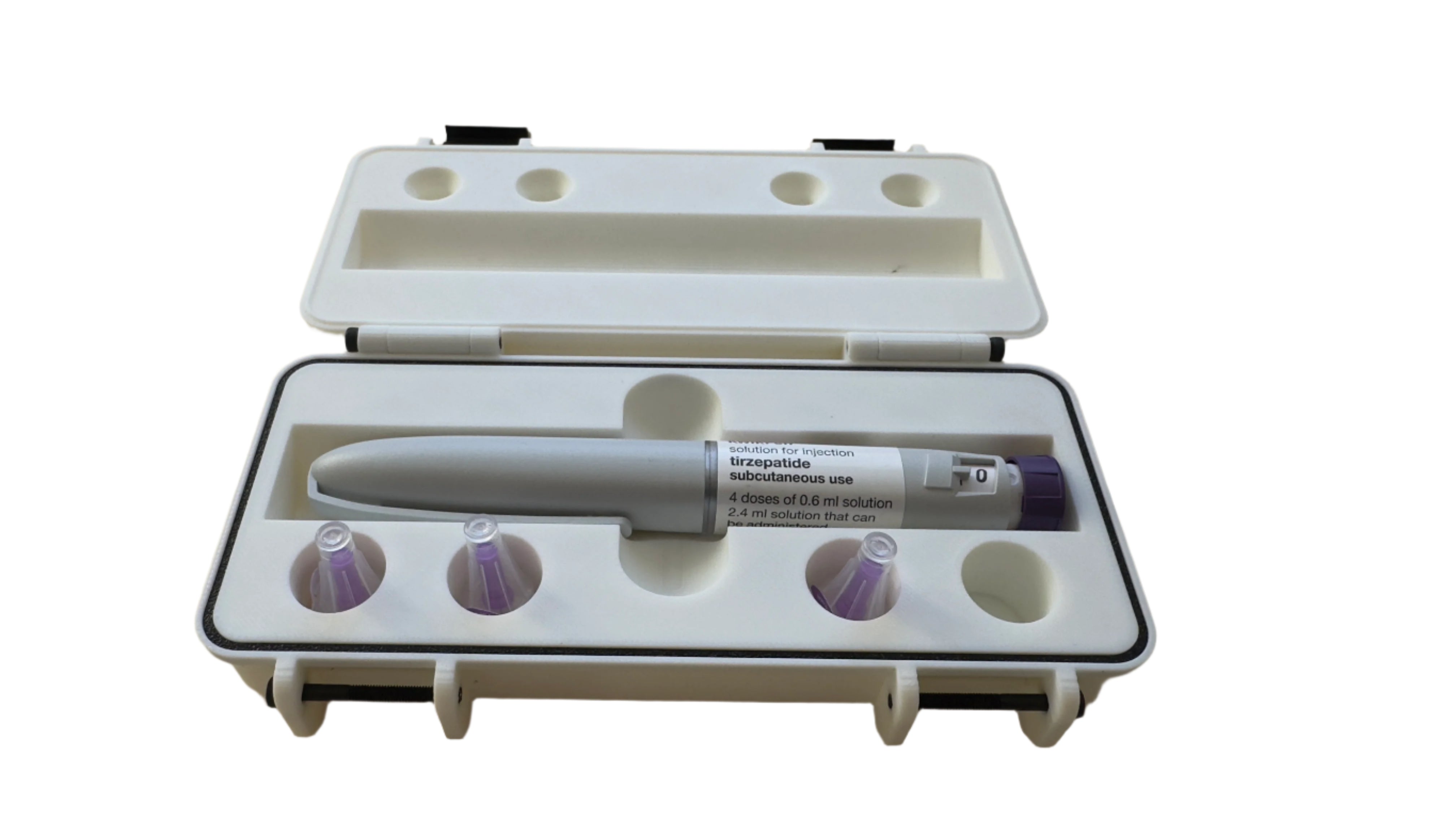 Mounjaro Hard Case – Secure Storage for Your KwikPen & Needles – NeoForge