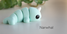 Load image into Gallery viewer, Pocket Pals - Articulated Fidget Toy - Baby Narwhal