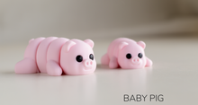 Load image into Gallery viewer, Pocket Pals - Articulated Fidget Toy - Baby Pig
