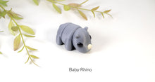 Load image into Gallery viewer, Pocket Pals - Articulated Fidget Toy - Baby Rhino