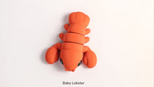 Load image into Gallery viewer, Pocket Pals - Articulated Fidget Toy - Baby Lobster

