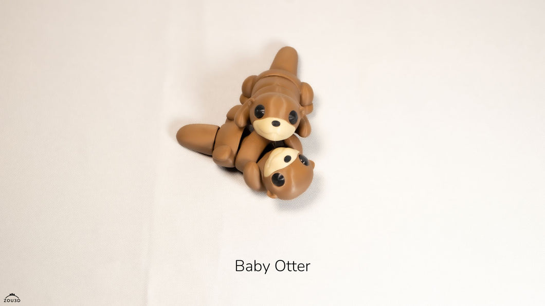 Pocket Pals - Articulated Fidget Toy - Baby Otter