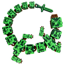 Load image into Gallery viewer, Mine craft Dragon Inspired Flexi Dragon Approx 40cm
