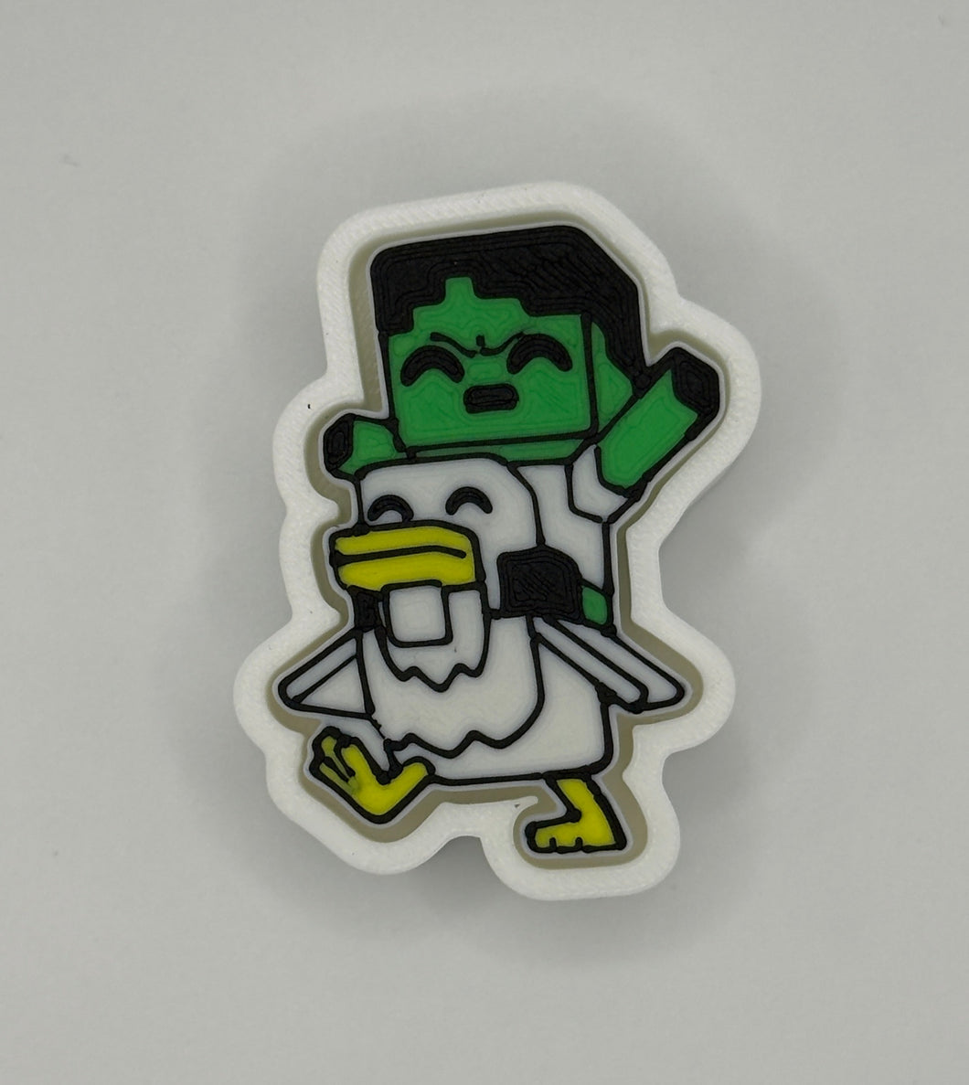 Minecraft Themed - Chicken Jockey Fidget Clickers