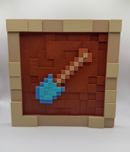 Load image into Gallery viewer, Mine craft Magnetic Item Frame Display with Swappable In Game Items - Spade
