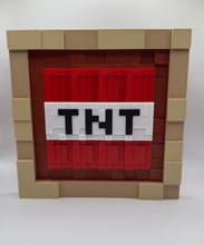 Load image into Gallery viewer, Mine craft Magnetic Item Frame Display with Swappable In Game Items - TNT
