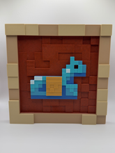 Load image into Gallery viewer, Mine craft Magnetic Item Frame Display with Swappable In Game Items - Horse Armor
