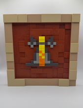 Load image into Gallery viewer, Mine craft Magnetic Item Frame Display with Swappable In Game Items - Brewing Machine
