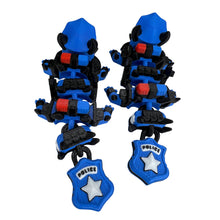 Load image into Gallery viewer, Emergency Service Dragons – Police – 15cm Articulated Dragon
