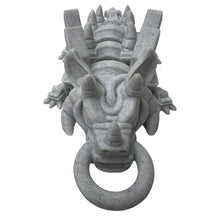 Load image into Gallery viewer, Gargoyle Dragon Marble Effect Gothic Dragon with Pillar Tail and Ring - 15cm Articulated Dragon
