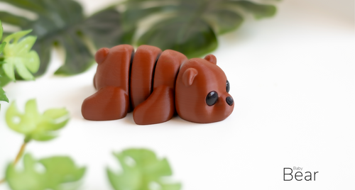 Pocket Pals - Articulated Fidget Toy - Baby Bear