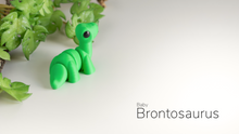 Load image into Gallery viewer, Pocket Pals - Articulated Fidget Toy - Baby Brontosaurus
