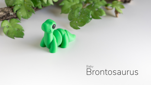 Pocket Pals - Articulated Fidget Toy - Baby Brontosaurus