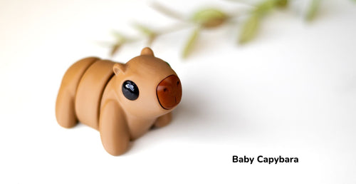 Pocket Pals - Articulated Fidget Toy - Baby Capybara