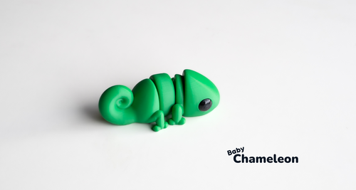 Pocket Pals - Articulated Fidget Toy - Baby Chameleon