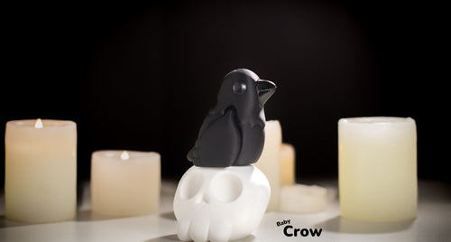 Pocket Pals - Articulated Fidget Toy - Baby Crow