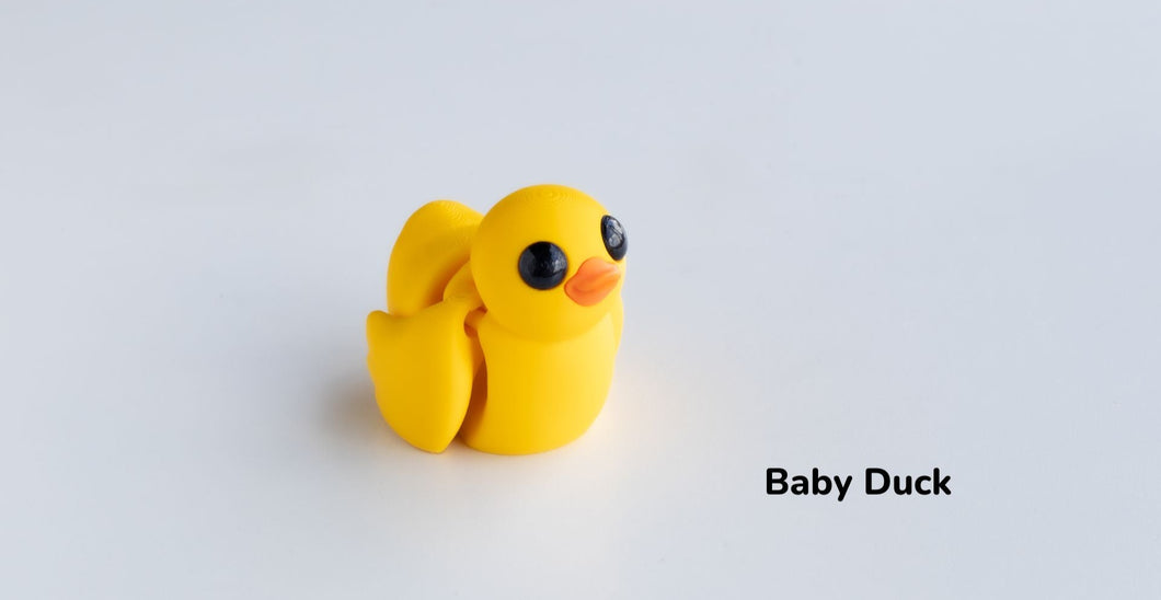 Pocket Pals - Articulated Fidget Toy - Baby Duck