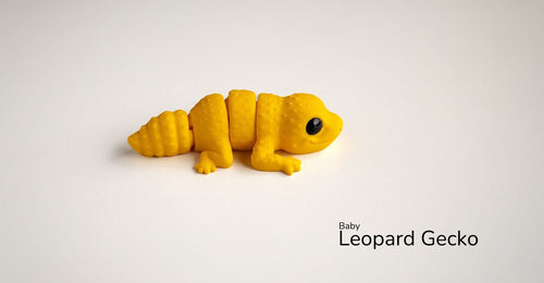 Pocket Pals - Articulated Fidget Toy - Baby Leopard Gecko