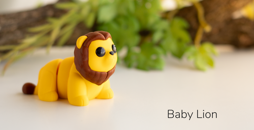 Pocket Pals - Articulated Fidget Toy - Baby Lion