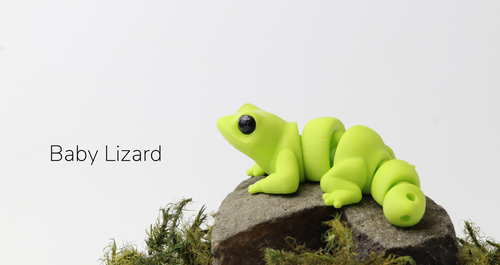 Pocket Pals - Articulated Fidget Toy - Baby Lizard