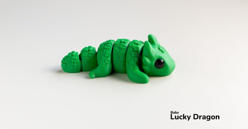 Pocket Pals - Articulated Fidget Toy - Baby Lucky Dragon