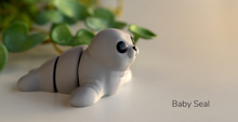 Load image into Gallery viewer, Pocket Pals - Articulated Fidget Toy - Baby Seal
