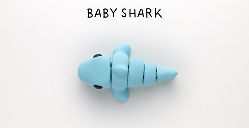 Pocket Pals - Articulated Fidget Toy - Baby Shark
