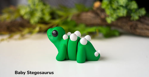 Pocket Pals - Articulated Fidget Toy - Baby Stegosaurus