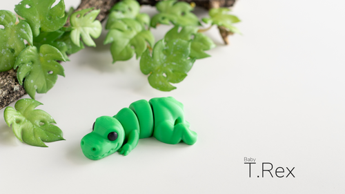 Pocket Pals - Articulated Fidget Toy - Baby T Rex