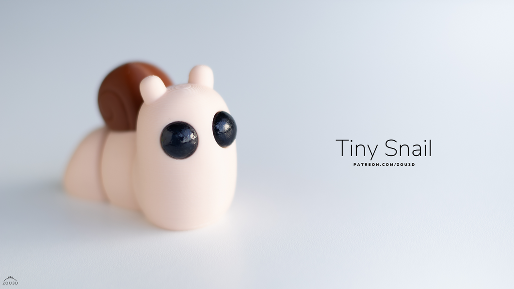 Pocket Pals - Articulated Fidget Toy - Tiny Snail