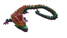 Load image into Gallery viewer, XL Articulated Dragon Rainbow
